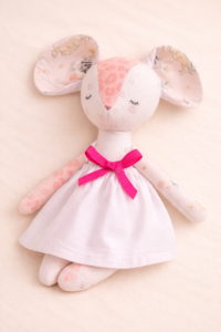 mouse in a beautiful dress